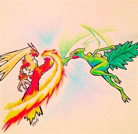 sceptile vs blaziken
